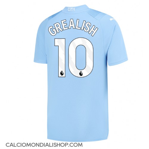 Maglie da calcio Manchester City Jack Grealish #10 Prima Maglia 2023-24 Manica Corta